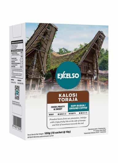 Excelso Kopi Bubuk Kalosi Toraja 10g